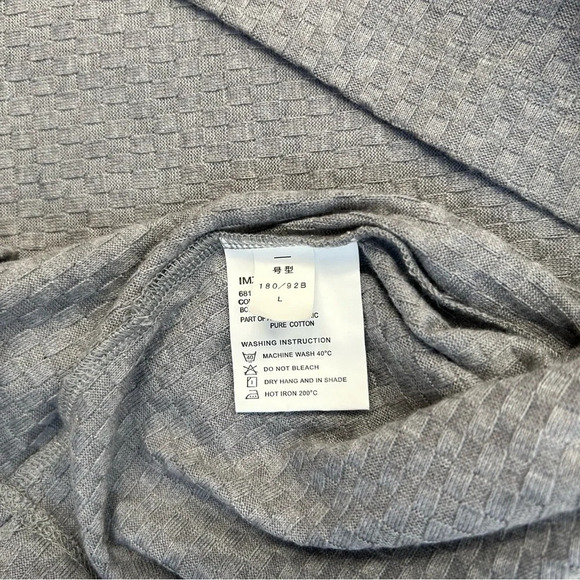 Intermezzo Long Sleeve Grey Shirt Size Large - Picture 7 of 10